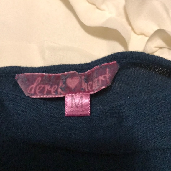 Size M navy blue crop top by Derek Heart - Picture 2 of 4
